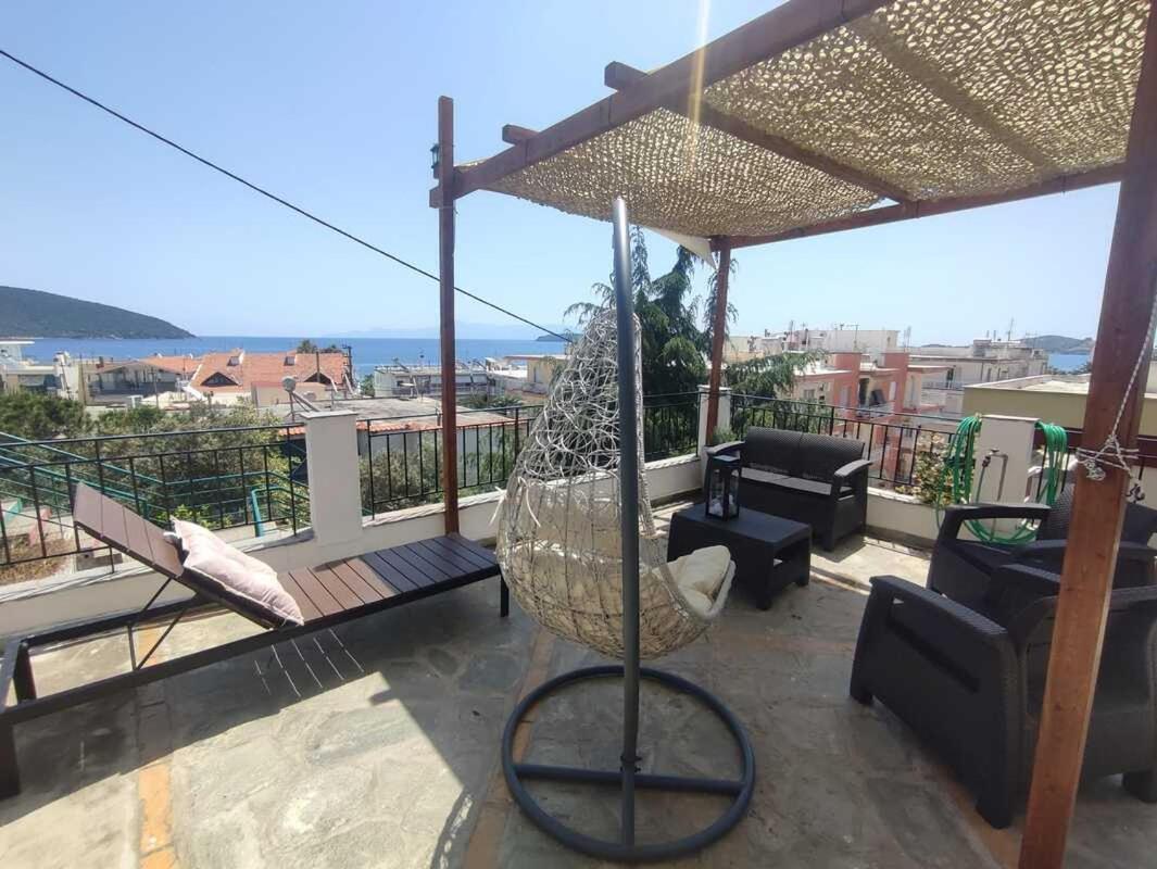 Seagull Apartments Néa Péramos Dış mekan fotoğraf